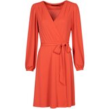 Polo Ralph Lauren shavilya-long sleeve-day dress narančasta Cijene