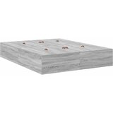 Krevet s ladicama Siva Sonoma 140 cm Konstruirano drvo | shoptok.hr