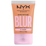 NYX Professional Makeup Bare With Me Blur Tint Foundation mat puder s srednjo prekrivnostjo 30 ml Odtenek 07 golden Cene