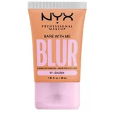 NYX Professional Makeup Bare With Me Blur Tint Foundation puder mješovita 30 ml Nijansa 07 golden