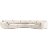 Mazzini Sofas Bež žametna kotna sedežna garnitura Vanda – | Shoptok.si