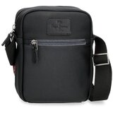 PepeJeans muška torbica frontier crna 17cm | ePonuda.com