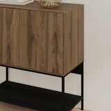 Marckeric Crni/u prirodnoj boji ormarić u dekoru hrasta 80x90x40 cm Amira – | shoptok.hr