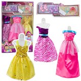 Anlily set haljina za lutke, cipele, torbica, krune, dodaci, 8 komada. | shoptok.hr