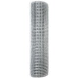  Zavarena žičana ograda 10000 x 40 cm Srebrno | shoptok.hr