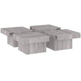 Stolić za kavu boja sivog hrasta 90x90x28 cm konstruirano drvo | Eponuda.ba