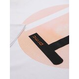 Ombre Men's cotton t-shirt with contrasting two-tone print - black | Shoptok.si