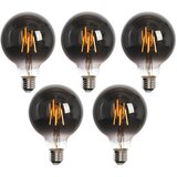 LUEDD Komplet 5 pametnih LED žarnic E27 G95 dimljene 4W 60lm 1800-3000K Cene