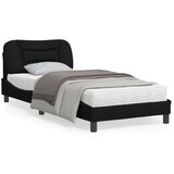 vidaXL Okvir za krevet s uzglavljem crni 90x190 cm od tkanine Cijene