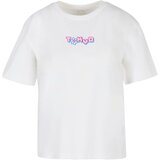 Miss Tee Women's Tokyo Dragon Neon T-Shirt - White Cene