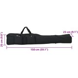  Torba za štap za pecanje crna 150 cm od tkanine Oxford | Eponuda.ba