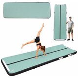  Gimnastička strunjača na napuhavanje s pumpom, 300 × 100 × 10 cm, zelena Cijene