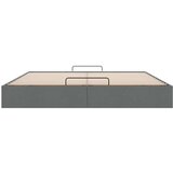 vidaXL Otomanski posteljni okvir brez vzmetnice temno siv 180x200 cm | Shoptok.si
