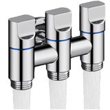 INF Trojni izpustni ventil - galvanizirano nerjaveče jeklo Silver, (21534142) Cene