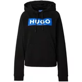 Hugo Blue Sweater majica 'Dariane' azur / crna / bijela