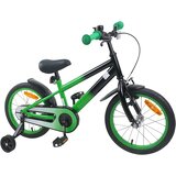  Dječji Bicikl 16 Inča za 4-6 godina Zelena Crna | shoptok.hr