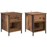  Noćni ormar 2 pcs Staro drvo 40 x 42 x 50 cm Konstruirano drvo | shoptok.hr