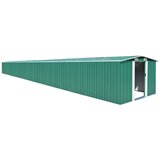 vidaXL Vrtno spremište zeleno 257 x 990 x 181 cm od pocinčanog čelika Cijene