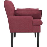  Ljubavni kauč s gumbima Vinska crvena 111 x 68 x 80 cm Tkanina | Eponuda.com