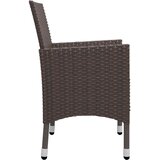  5-dijelni vrtni blagovaonski set smeđi | shoptok.hr