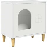  Mačja hiša Svetlo Belo 51 x 30 x 52 cm Konstruiran les, (5000111115) | Shoptok.si