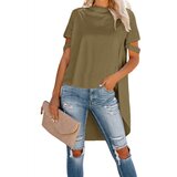 Fenzy Moderna Asimetrična Majica Vebtura, Smeđa Fenzy Moderna Asimetrična Majica Vebtura, Smeđa Slike