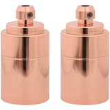 Grla za žarulje 2 kom ružičasto zlato E27 ružičasto zlatna 41 x 80 mm | Shoptok.si