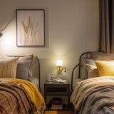  Brilagi - LED zidna lampa NUBILA WOOD 1xE27/25W/230V + LED/3W hrast/krem | Eponuda.com