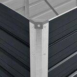  Povišena vrtna gredica antracit 100x40x77 cm pocinčani čelik | Eponuda.ba