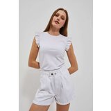 Marisse Women's Shorts L-Sh-4002 Off White Cene