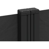  Bočna tenda na uvlačenje crna 180 x 1200 cm | shoptok.hr