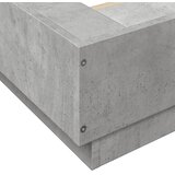  Okvir kreveta siva boja betona 120x200 cm od konstruiranog drva | shoptok.hr