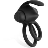 TARDENOCHE Reerin Dual Silicone Vibrating Ring with Remote Control Black | shoptok.hr