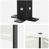  Ekran za kante za smeće 249 x 85 x 113 cm Čelik Bijela - Bijela 249 cm s uzorkom | shoptok.hr