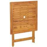  3-dijelni bistro set od tkanine i masivnog drva krem bež | shoptok.hr