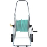Kolica za kolut za crijevo od 80 m 3/4 " čelični | shoptok.hr