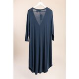 Fenzy Plus Size Haljina Od Viskoze, Tamnoplava | shoptok.hr
