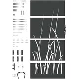  Vrtna vrata Crna 85 x 200 cm Čelik s praškastim premazom | shoptok.hr