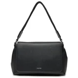 Ročna torba Ck Must Top Handle Bag_Caviar K60K613085 Črna