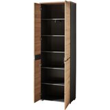 Voleo garderobna omara barve grafita, hrast artisan | Shoptok.si