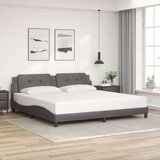  Okvir za krevet s uzglavljem sivi 200x200 cm od umjetne kože | shoptok.hr