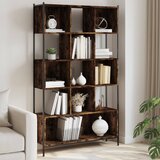  Regal za knjige boja hrasta 102x28x172 cm od konstruiranog drva Cijene
