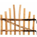  Lukasta ograda 100 x 90 cm Impregnirano drvo lješnjaka Smeđa | shoptok.hr