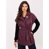 RUE PARIS Vest-IT-KZ-FL9603.87-burgundy | Shoptok.si