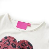  Dječja majica dugih rukava prljavo bijela boja 116 | shoptok.hr