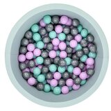 WALLXPERT bazen s lopticama, Bubble Pops v5, 85x85x30 cm, Mint Cijene