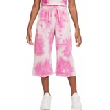 Nike NSW WASH PANT JSY Trenirka 7/8 za djevojčice, donji dio, ružičasta, veličina