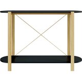 vidaXL Konzolni stol crni 110 x 38 x 75 cm od konstruiranog drva | shoptok.hr