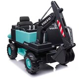 Lean_Toys Otroški bager Volvo 12V z zajemalko modra | Shoptok.si