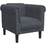 Fotelja tamnosiva baršunasta | Eponuda.com